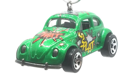 Volkswagen Bug Green Fighting Decals Christmas Ornament