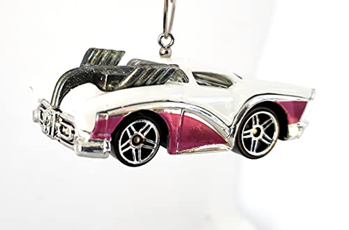 1950s Buick Tooned White Purple Christmas Ornament