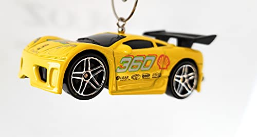 Ferrari 360 Modena Yellow Christmas Ornament