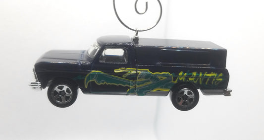 1979 Ford F-150 Pickup Truck Blue Mantis Christmas Ornament