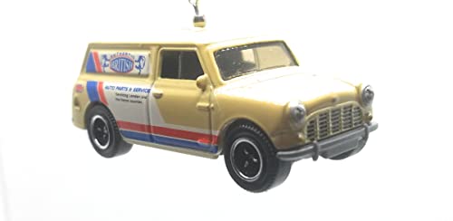 1965 Austin Mini Van Auto Service Beige Christmas Ornament