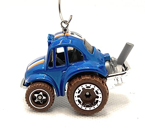 Volkswagen Bug Baja  Blue Christmas Ornament