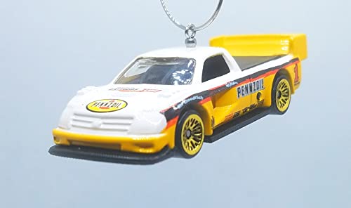 Pikes Peak Tacoma White Yellow Christmas Ornament