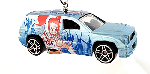 Fandango SUV Van Light Blue Christmas Ornament