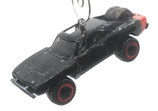 1970 Dodge Charger Offroad 4x4 Black Red Christmas Ornament