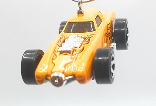 Studebaker Commander Bullet Nose Yellow Orange Flames Christmas Ornament