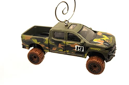 2019 Chevy Silverado Trail Boss LT Truck  Camo Christmas Ornament