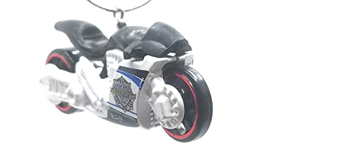 Street Stealth Motorcycle Black Christmas Ornament