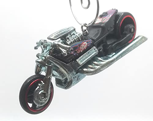 Airy 8 Motorcycle Black Red Christmas Ornament