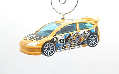 Citroen C4 Rally Yellow Christmas Ornament