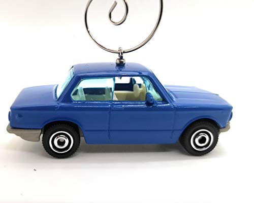 for BMW 1969 2002 Car Custom  Diecast Blue Christmas Ornament