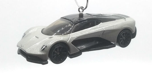 Aston Martin Valhalla Grey Black Christmas Ornament