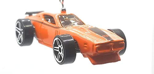 1971 Dodge Charger Skinny Orange Christmas Ornament