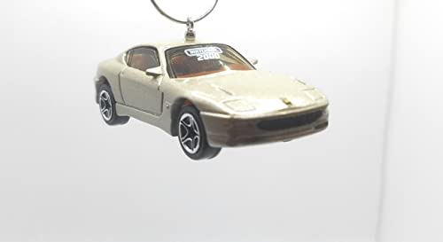 Ferrari 456 GT Silver Christmas Ornament