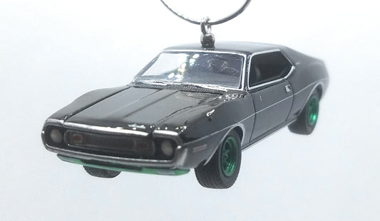 1973 AMC Javelin Black Ltd Ed Christmas Ornament