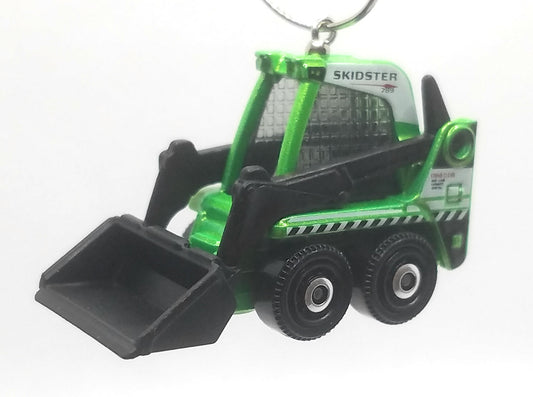 Skid Steer Green Black Christmas Ornament