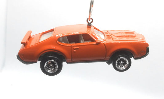 1969 Oldsmobile Olds 442 Orange Christmas Ornament