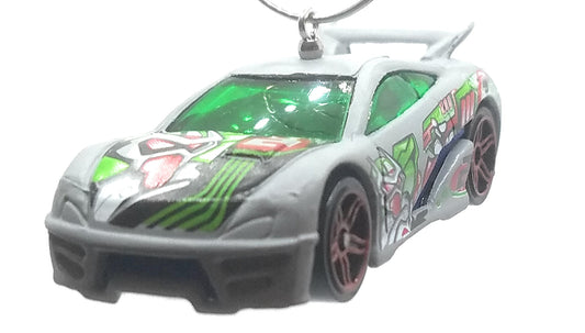 Mitsubishi Eclipse Grey Green Robot Decal Christmas Ornament