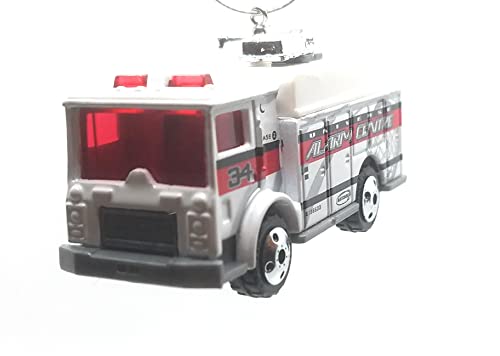 Auxilary-Power Truck Alarm Centre White Christmas Ornament