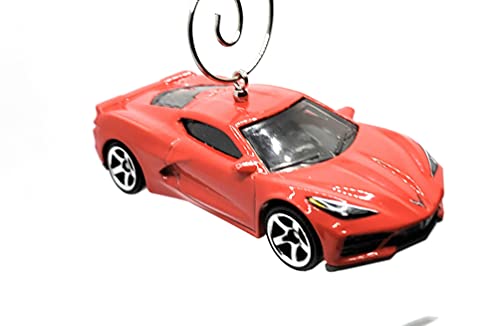 2020 Chevy Corvette C8 Red Christmas Ornament