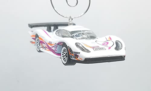 Porsche 911 GT1-98 White Christmas Ornament