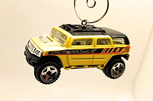 Rockster Hummer Yellow Christmas Ornament