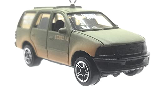 Ford Expedition Military Green Christmas Ornament