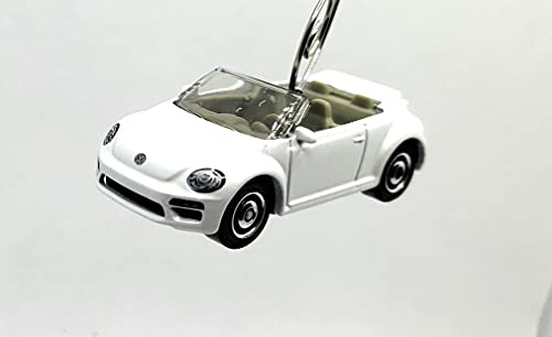 2019 Volkswagen Beetle Convertible White Christmas Ornament