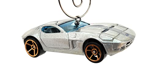 Ford Shelby GR-1 Concept Silver Christmas Ornament