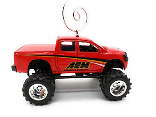 Nissan Titan Truck Large Custom  Diecast Red AEM Christmas Ornament