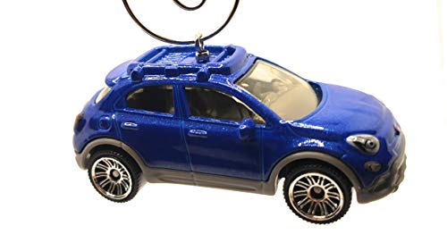 2016 Fiat 500X  Blue Christmas Ornament