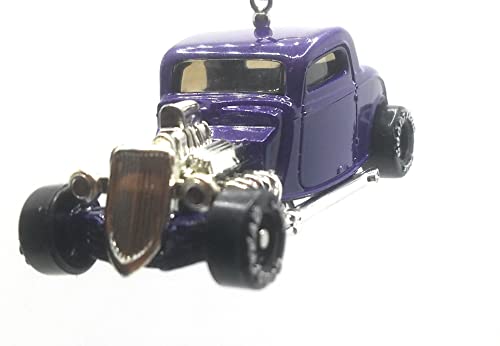 1933 Ford Coupe Purple Christmas Ornament