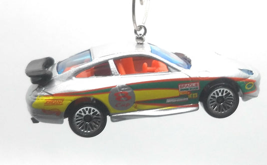 Porsche 911 GT3 Cup Silver #8 Christmas Ornament