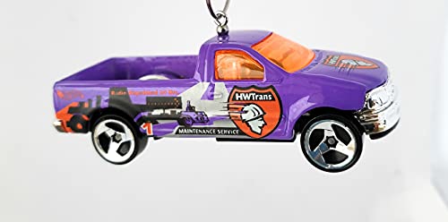 1997 Ford F-150 Purple Orange Christmas Ornament