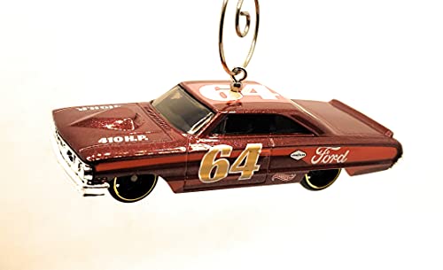 1964 for Ford Galaxie 500  Red Christmas Ornament