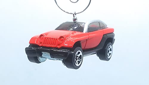 Jeep Jeepster Red Christmas Ornament