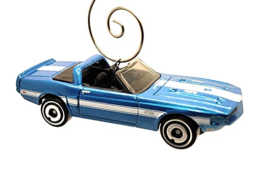 1969 for Shelby GT 500  Blue Christmas Ornament