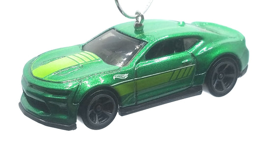 2018 Chevy Camaro SS Green Christmas Ornament