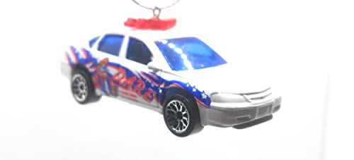 Chevy Impala Police (Dare) White Christmas Ornament