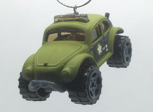 Volkswagen 4x4 Beetle Bug Green Christmas Ornament