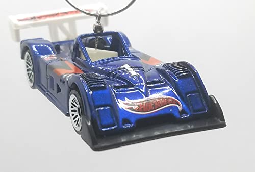 Riley & Scott Mk 3 Race Car Blue Race Decals Christmas Ornament
