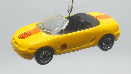 MGF 1.8i Yellow Orange Stripe Christmas Ornament