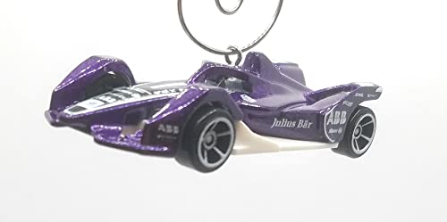 Formula E Gen 2 Race Car Purple Christmas Ornament