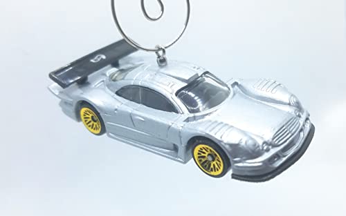 Mercedes CLK-LM Silver Christmas Ornament