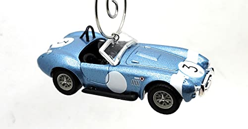 2020 Shelby Cobra Convertible Blue Christmas Ornament