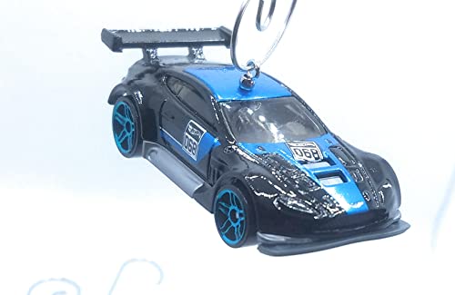 Aston Martin Vantage GT3 Black Blue Christmas Ornament