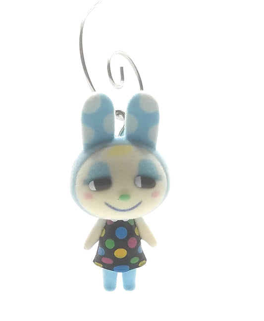 Animal Crossing Francine Blue Bunny Rabbit Christmas Ornament