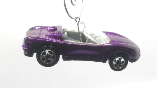 Chevy Corvette Stingray III Convertible Purple Christmas Ornament