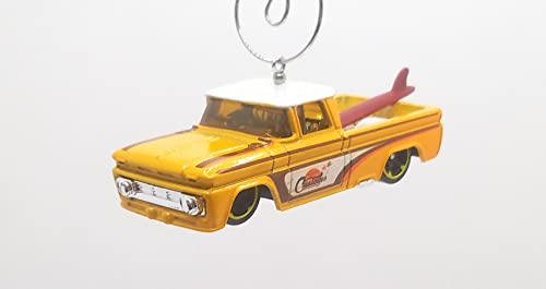 1962 Chevy Custom Yellow Christmas Ornament