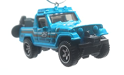 1967 Jeep Jeepster Commando Blue Christmas Ornament